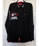 Rancho Semental Black Embroidered Men's Shirt Size S - $30.10