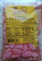 Enjoy Li Hing Sour Watermelons 3 Oz (Pack Of 2 Bags) - £17.35 GBP