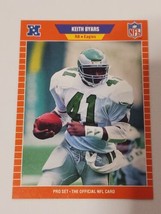 Keith Byars Philadelphia Eagles 1989 Pro Set Card #313 - £0.73 GBP