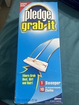 Pledge Grab It Sweeper Dust Mop and 10 Dry Disposable Cloths NOS VTG 199... - $93.96 CAD