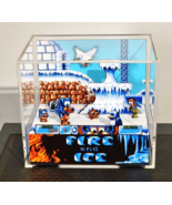 Fire &amp; Ice - 3D Cube Handmade Diorama - Video Games - Shadowbox - €58,85 EUR