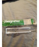 Vintage Bausch &amp; Lomb 6&quot; Clear Acrylic Magnifier - $9.49