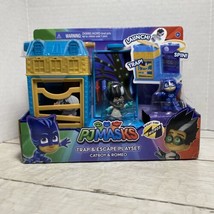 PJ Masks Trap &amp; Escape Playset Catboy &amp; Romeo - $15.83