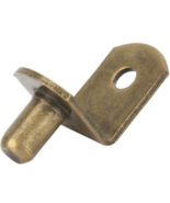 Brass Plated Steel L Shaped Support Pegs 1/4 L Brackets Style Cabinet Sh... - $199.87 MXN