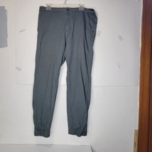 Mack Weldon Men&#39;s Gray green cotton Joggers Size XL elastic and drawstring waist - £28.25 GBP