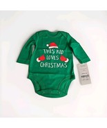 Carters Newborn Christmas Bodysuit New With Tags Infant Unisex Holiday T... - $14.01