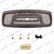 Front Grille Black Bumper Grill Fit For DODGE RAM 1500 2002-2005 With LE... - £171.91 GBP