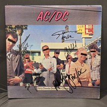AC/DC Signed Lp Dirty Deeds Done Dirt Cheap,  5 members, Original, Vinta... - $4,380.39 MXN