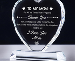 Mother Day Gift for Mom from Daughters Sons, Mom Gifts K9 Crystal Keepsa... - $37.22