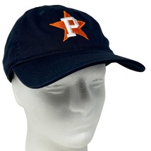 Houston Astros P Logo Dad Hat Blue MLB The Game Six Panel Strapback Base... - $18.99