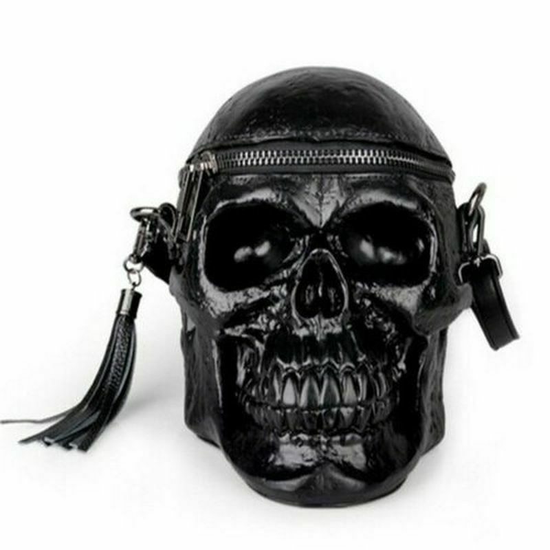 Primary image for New in Gothic Skull Women Handbag Designer Shoulder Bag Crossbody Messenger Bag 