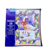 Trimmerry Christmas Cards Goose Red Bow Holly 18 Cards Envelopes Sealed ... - $166.08 MXN