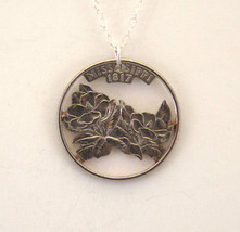 Mississippi State, Cut-Out Coin Jewelry, Necklace/Pendant - £16.85 GBP
