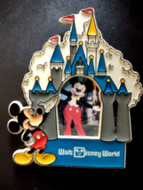Mickey Mouse Walt Disney World Theme Park Castle Refrigerator Magnet Col... - £16.07 GBP