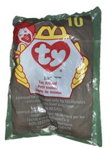 1998 McDonalds Happy Meal Toy TY Teenie Beanie Babies #10 ZIP THE CAT Plush - £9.25 GBP