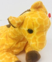 Ty Twigs Giraffe Beanie Babies 7&quot; Date Of Birth May 19 1995 Yellow Orang... - £10.97 GBP