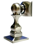 Designer Satin Nickel Magnetic Door Stop / Holder ~ MX4-SN - £5.11 GBP