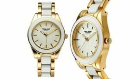 NEW Deporte 9405 Women&#39;s Kemora Series White/Gold Classy Or Casual Ladies Watch - £16.66 GBP