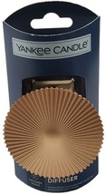 Yankee Candle Pleated Sun Scentplug Diffuser Designer Gold Shade New - £7.68 GBP