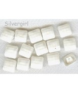 Set of 15 Square Pearly Plastic Buttons - $8.21 CAD