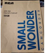 Vintage RCA Small Wonder Camcord CPR150 Owner’s Manual 1987  - £3.89 GBP