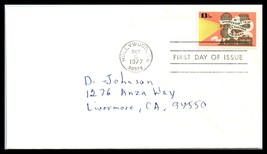 1977 US FDC Cover - 50th Anniv Talking Pictures Stamp, Hollywood, Califo... - £2.36 GBP