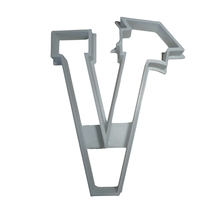 6x Letter V With Graduation Cap Fondant Cutter Cupcake Topper 1.75 IN USA FD3743 - £6.31 GBP