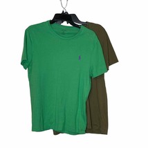 Polo Ralph Lauren 2-pcs Custom Fit Tee Shirt Short Sleeve Embroidered Me... - $18.80