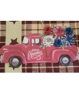 Pioneer Woman Country ~ Metal Art Plaque ~ HELLO SUMMER ~ Vintage Truck ... - €25,84 EUR