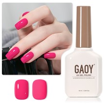 GAOY Pink Gel Nail Polish, 16ml Soak Off Gel Polish, UV Cure - £9.26 GBP