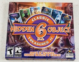 Classic Treasures II Hidden Object 6 Pack (PC, DVD ROM, 2018) BRAND NEW ... - $8.68