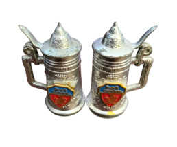 Metal Salt &amp; Pepper Shakers - Busch Gardens - £3.93 GBP