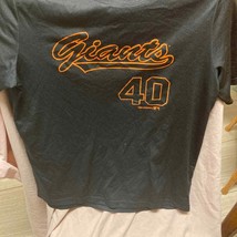 Retro MLB San Francisco Giants #40 Bumgarner Shirt Size XL - £15.64 GBP