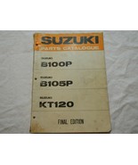 1965 1966 1967 1968 Suzuki 120 B100P B105P KT120 Parts catalogue List di... - $296.99