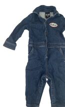 Carhartt Baby Denim One-Piece Coveralls 18M Button Front Workwear image 2