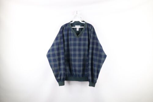 Vtg 90s Streetwear Mens Large Distressed Lined Pullover Windbreaker Jack... - $34.60