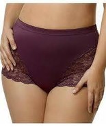 Elila 3311 Stretch Lace Plum Cheeky Panty ~ M-5XL - $47.86 CAD