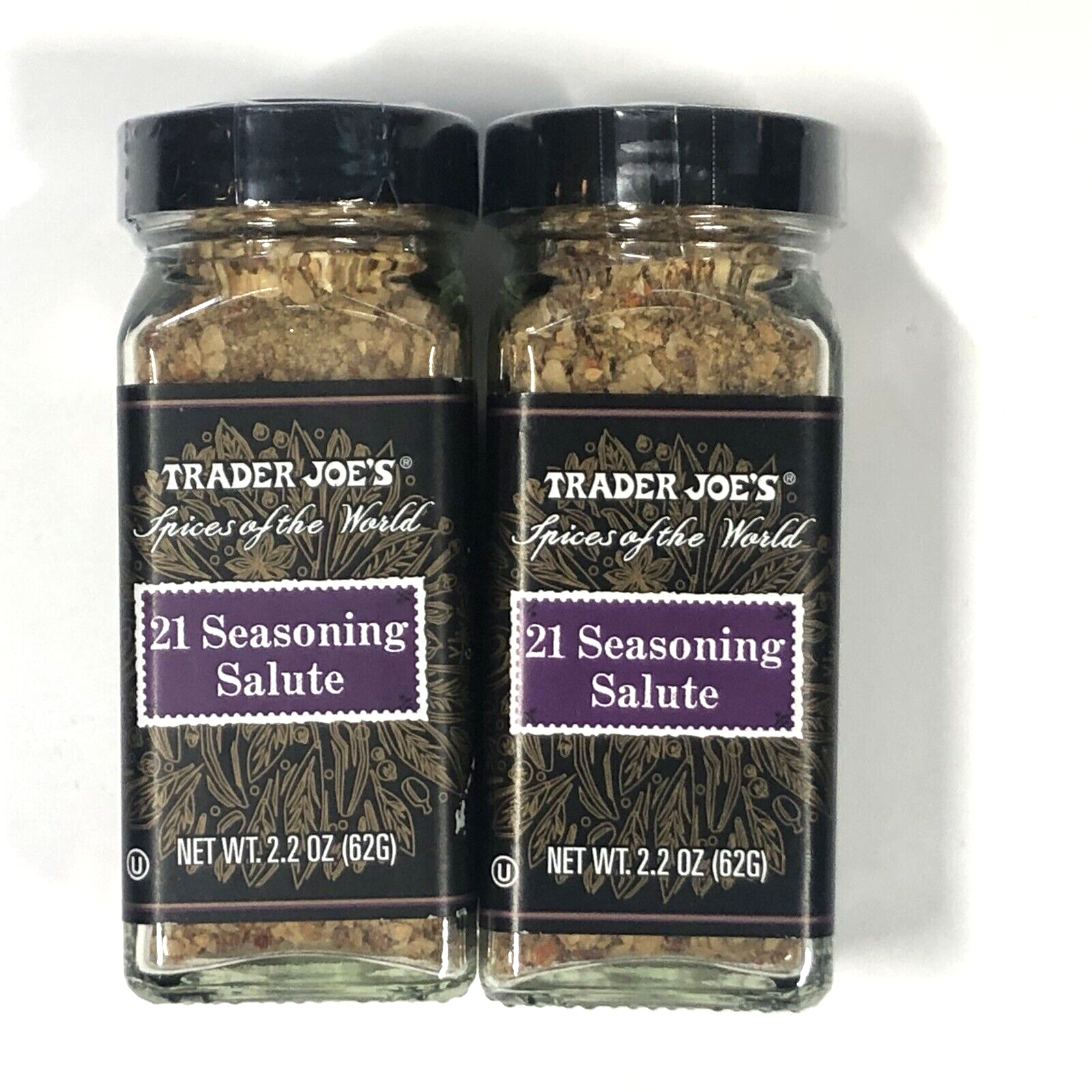 Primary image for 2x Trader Joe's Spices of the World 21 Seasoning Salute 2.2 oz each 01/2025