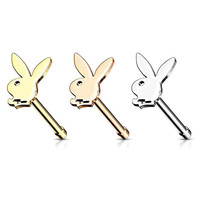 Trendolla Sterling Silver Playboy Bunny Nose Ring - $49.90