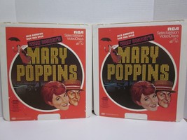 Mary Poppins  RCA CED SelectaVision VideoDiscs Julie Andrews Dick Van Dyke - £9.58 GBP
