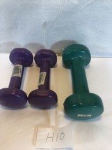 Neoprene Dumbbell Hand Weights 2- 2 lbs 1- 5 lbs - £7.91 GBP