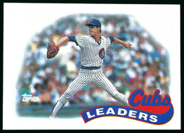 1989 Topps #549 Greg Maddux Chicago Cubs Team Leaders - £1.18 GBP