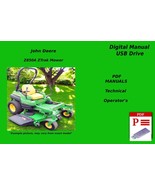 John Deere Z850A ZTrak Mower Technical Repair &amp; Operator&#39;s Manual USB - $530.45 MXN