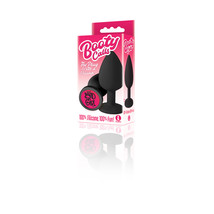 The 9&#39;s Booty Calls Silicone Butt Plug Black Bad Girl - £8.45 GBP