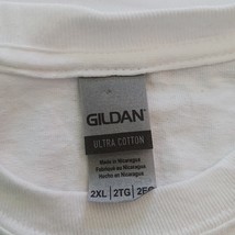 Gildan Ultra Cotton Cardinal Adairsville School Men's White Graphic T-Shirt 2XL image 3