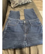 White House Black Market Women size 16 High Rise Skinny Cashmere Denim Jean - $30.00