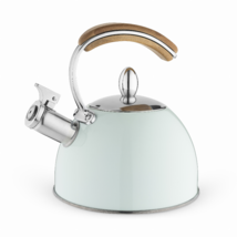 Presley Pistachio Tea Kettle By Pinky Up Whistles Heat Resistant Handle - £49.36 GBP