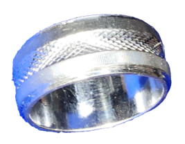 14K White Gold  ArtCarved Wedding Band ~Size 7.5  ~7MM Width ~7.45grams~... - $845.96