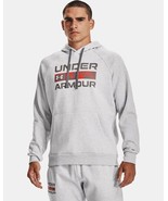 Mens Under Armour UA Rival Fleece Signature Box Hoodie - 2XL - NWT - $45.21 CAD