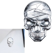 ZZTZZ Universal 7 x 4.5cm 3D     Car Sticker Decal Car Skeleton Emblem  - £91.46 GBP